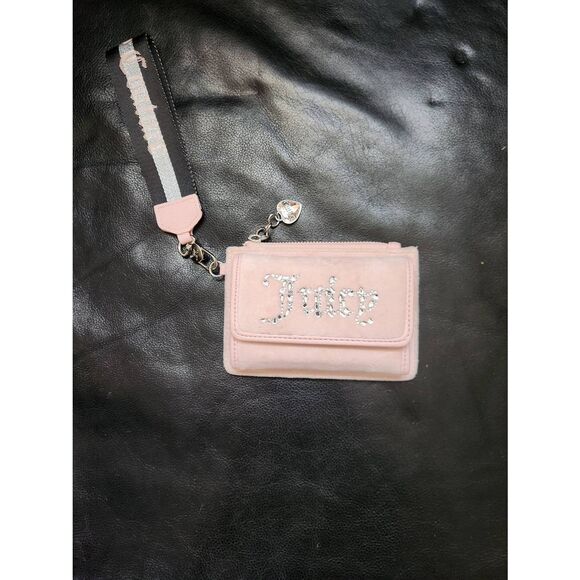 Juicy Couture All That Glitters Bubble gum pink Wallet - Picture 1 of 9